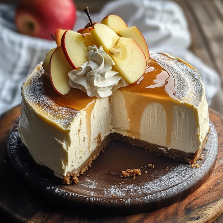 Apple Cider Cheesecake