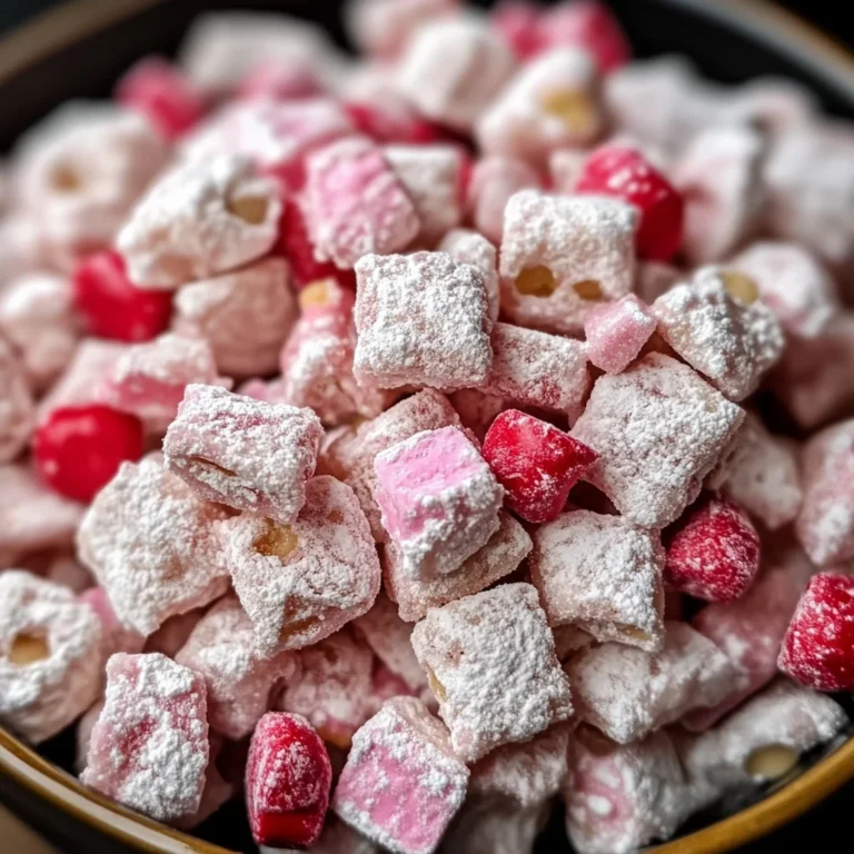 Cherry Cheesecake Puppy Chow