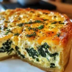 Cottage Cheese and Spinach Crustless Quiche