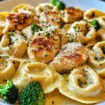 Garlic Parmesan Chicken Tortellini