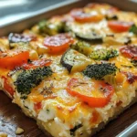 High-Protein Cottage Cheese Veggie Bake Recipe