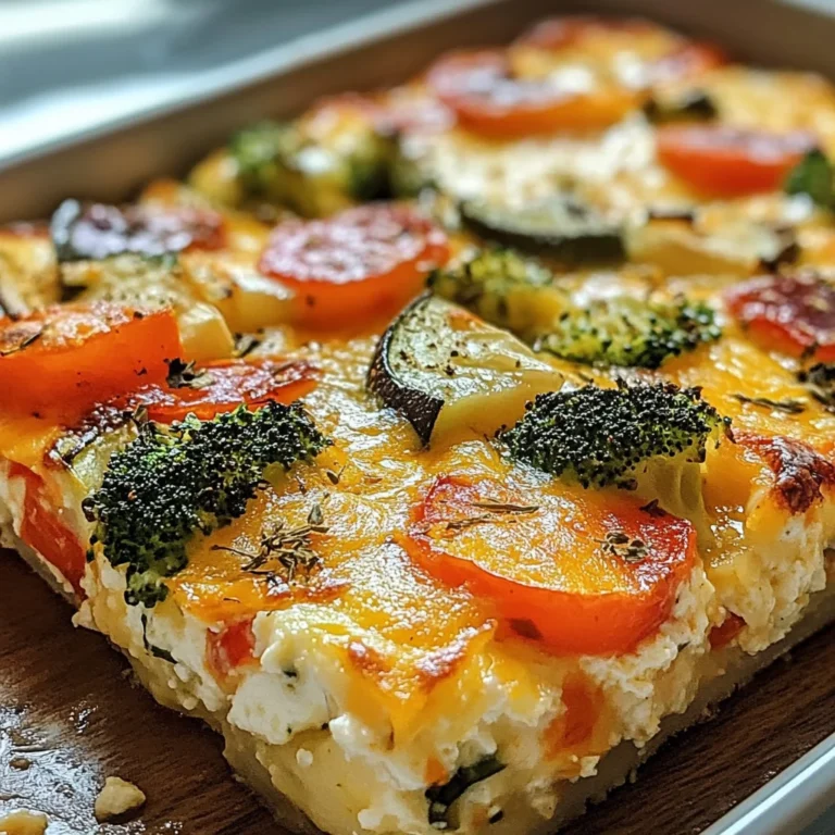 High-Protein Cottage Cheese Veggie Bake Recipe
