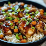 Honey BBQ Chicken Rice – The Best 1-Pan Family Dinner