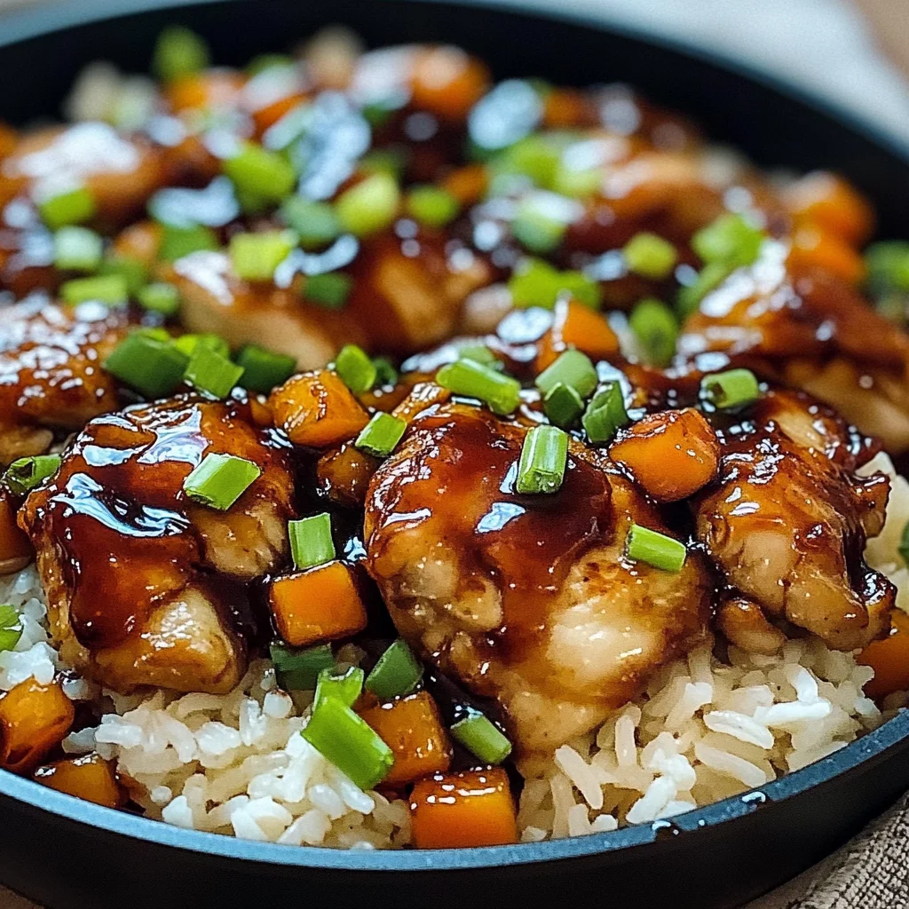 Honey BBQ Chicken Rice – The Best 1-Pan Family Dinner