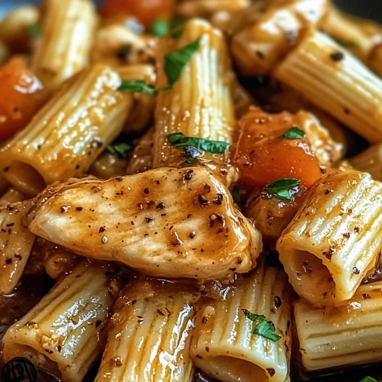 Honey Pepper Chicken Panini Pasta