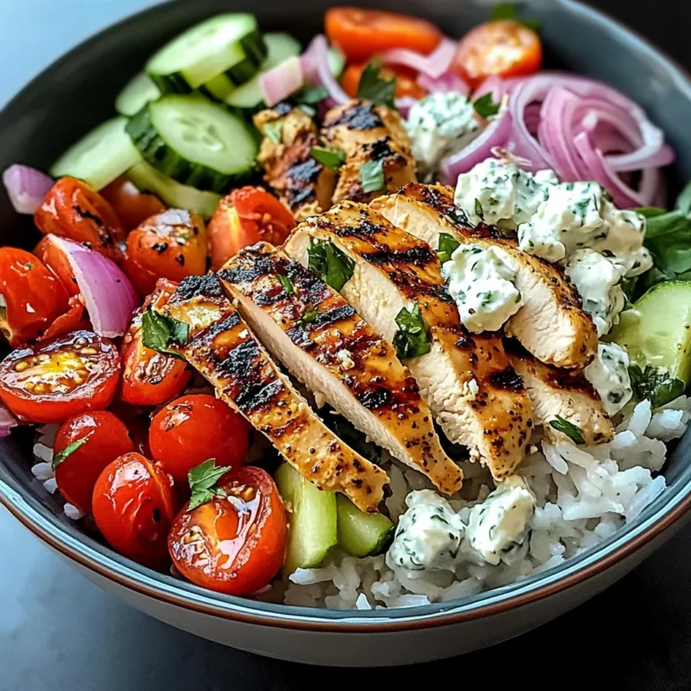 Mediterranean Chicken Bowls