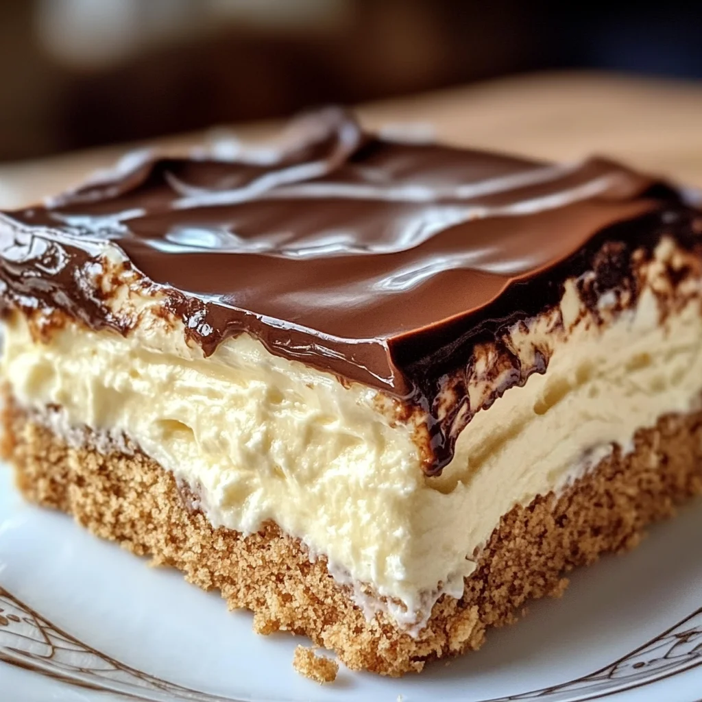 No-Bake Eclair Cake