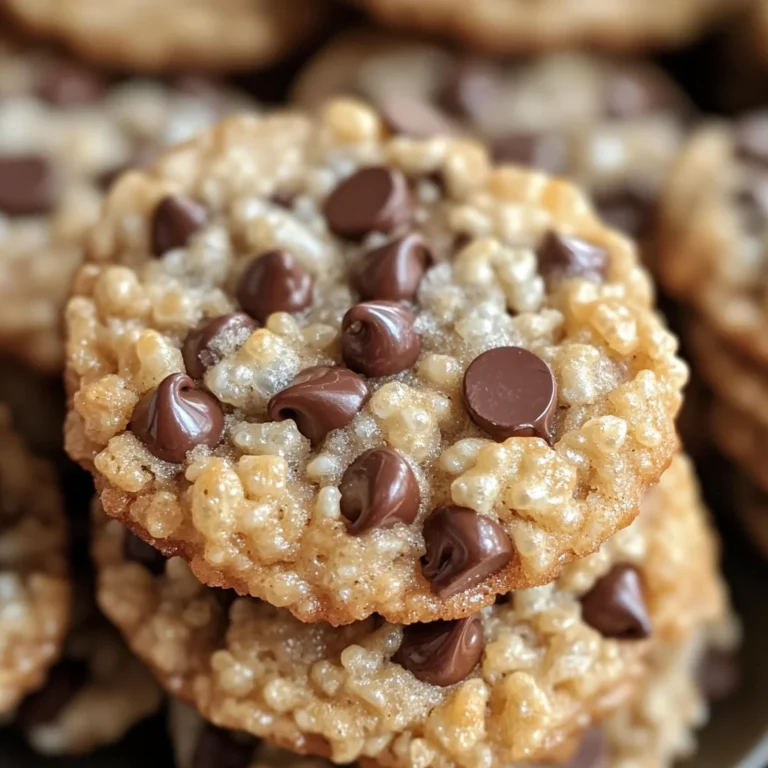 Rice Krispie Chocolate Chip Cookies