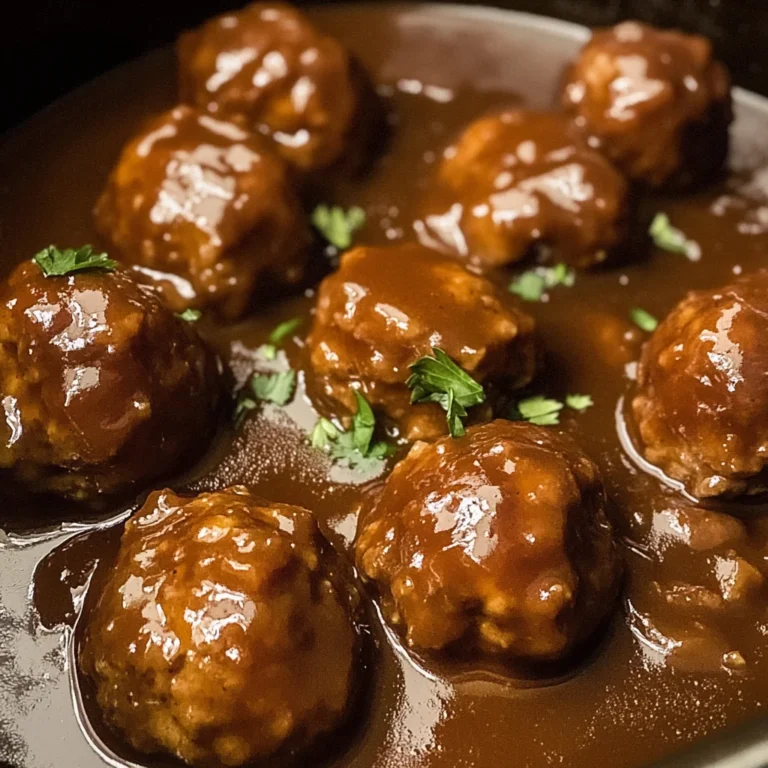 Slow Cooker Salisbury Steak Meatballs: Family-Friendly Comfort