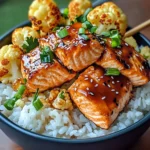 Sriracha Honey Salmon Bowls