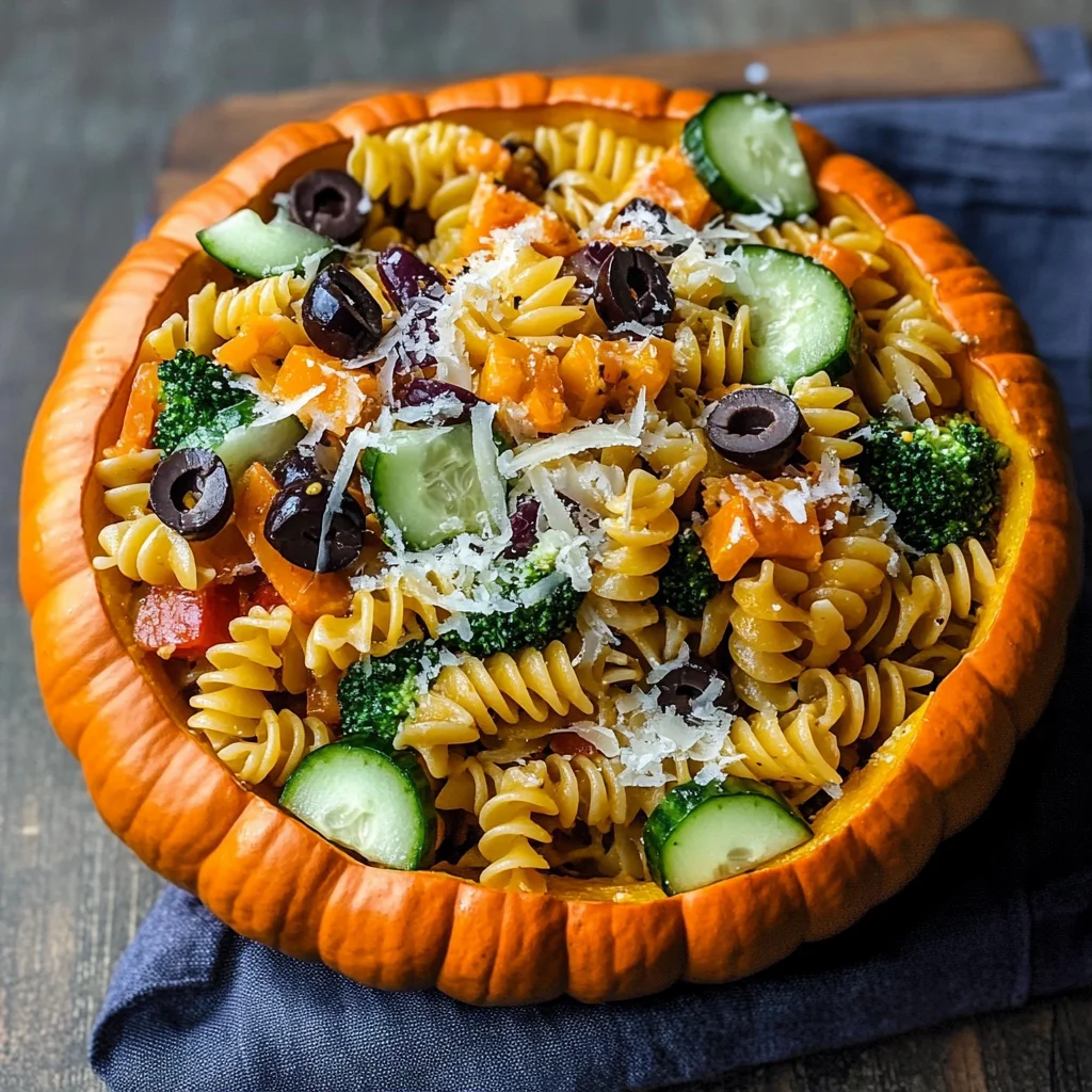 UpChuckin' Pumpkin Loaded Pasta Salad