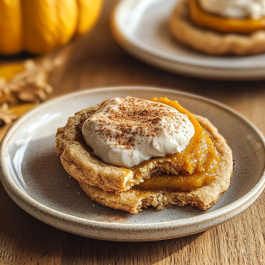 Vegan Pumpkin Pie Cookies