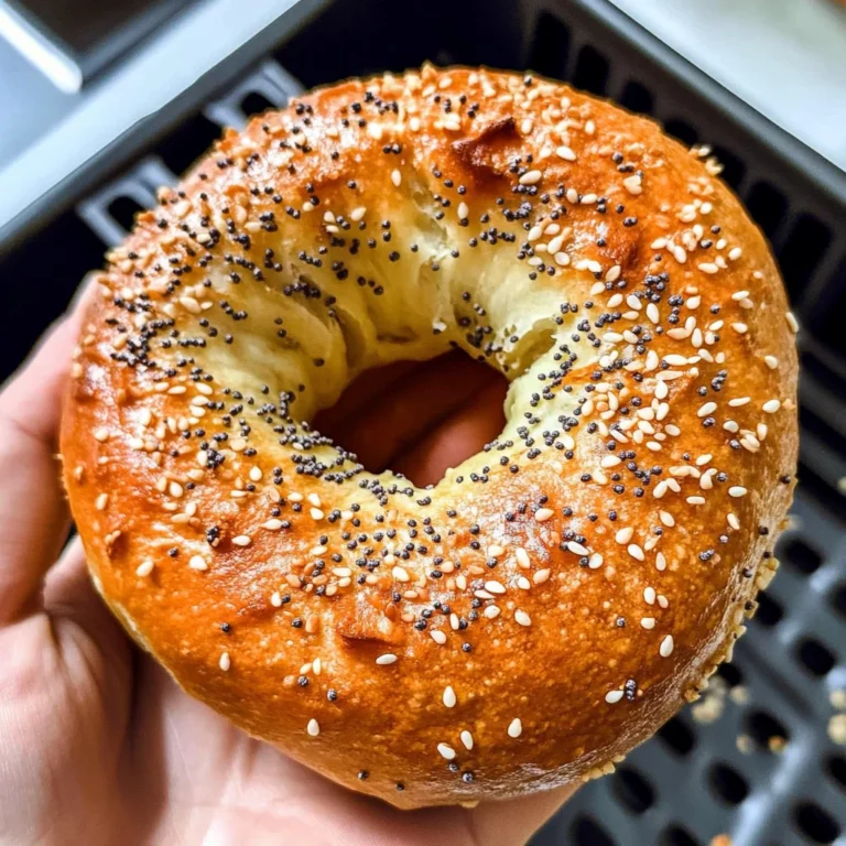 Air Fryer Protein Bagels
