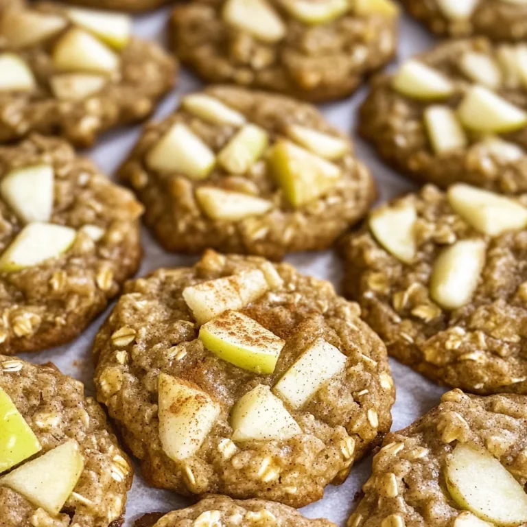 Apple Cinnamon Oatmeal Cookies