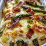 Asparagus & Bacon Chicken Potato Casserole