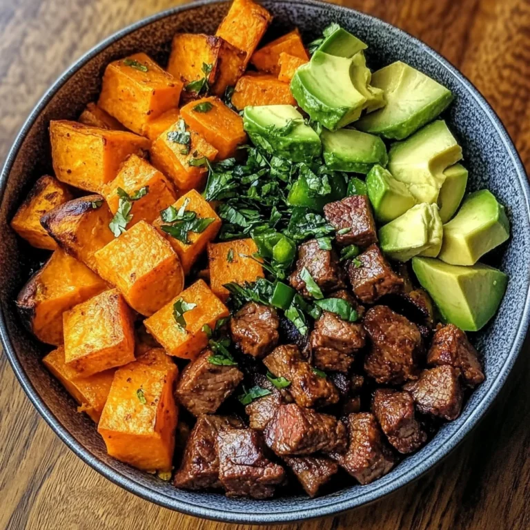 Beef and Sweet Potato Power Bowl