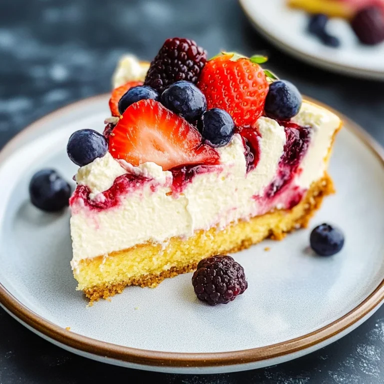 Berry Cheesecake Cake