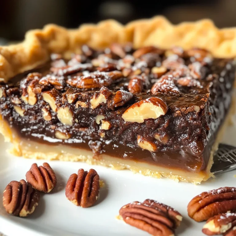 Bourbon Chocolate Pecan Pie