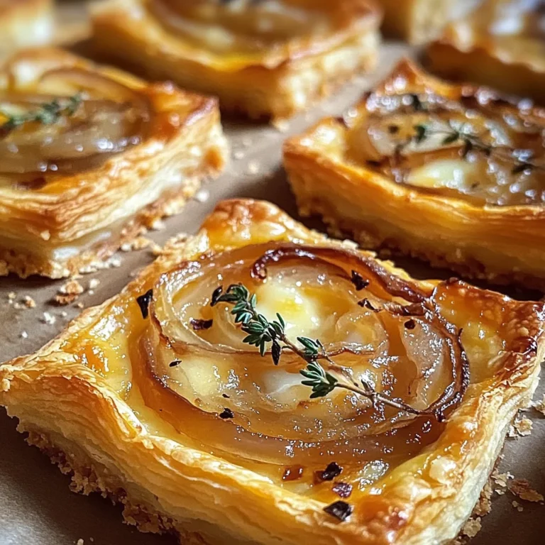 Caramelized Onion and Cheese Tarts