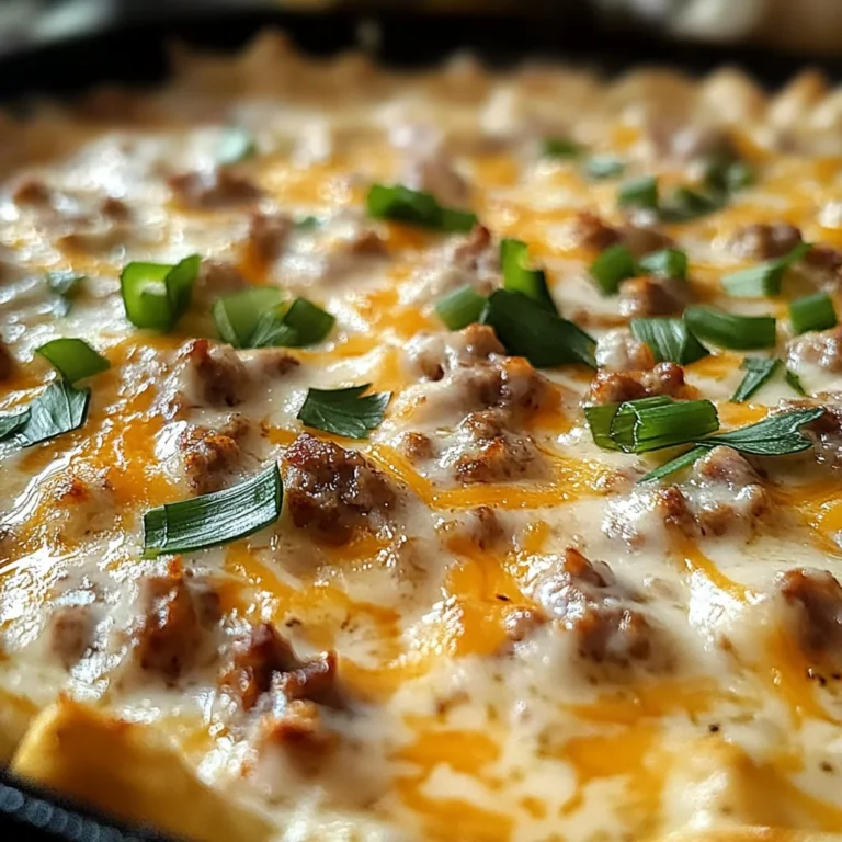 Creamy Hot Ranch Sausage Dip