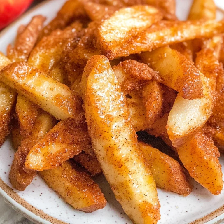 Crispy Air Fryer Apple Fries
