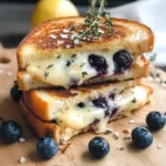 Crispy Blueberry Grilled Cheese