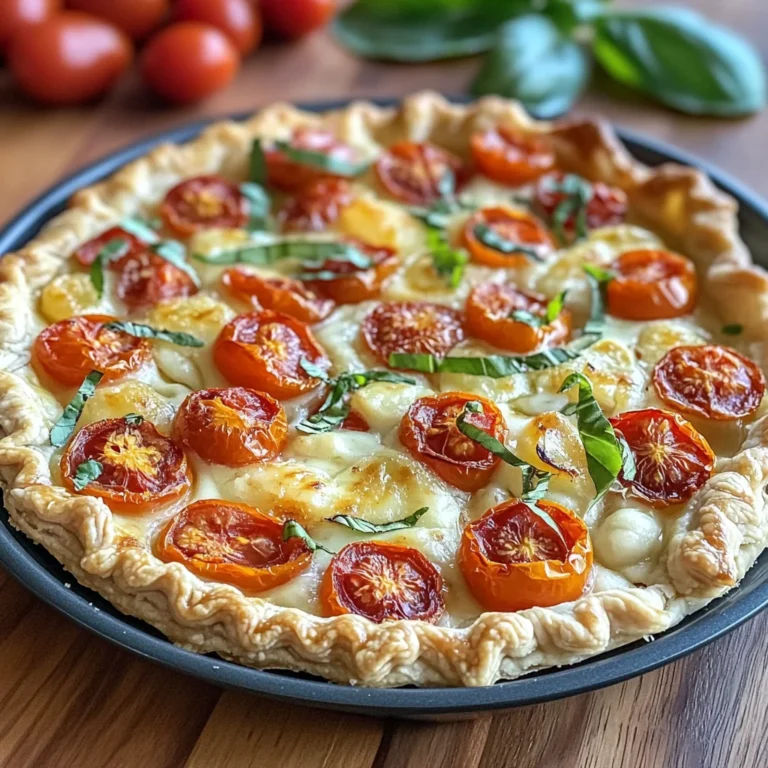 Flavorful Cherry Tomato Pie