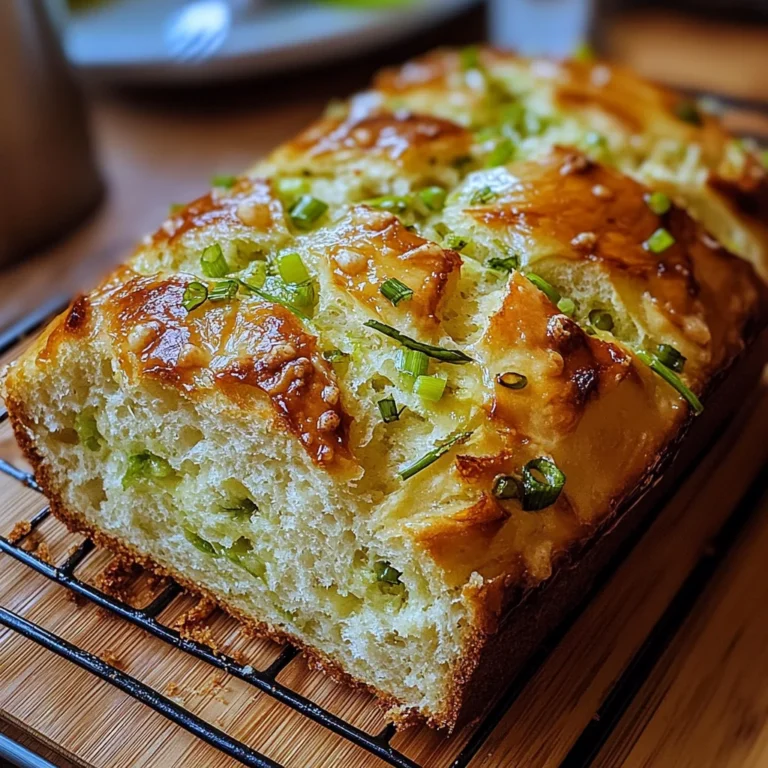 Green Onion Garlic Butter Bread Loaf