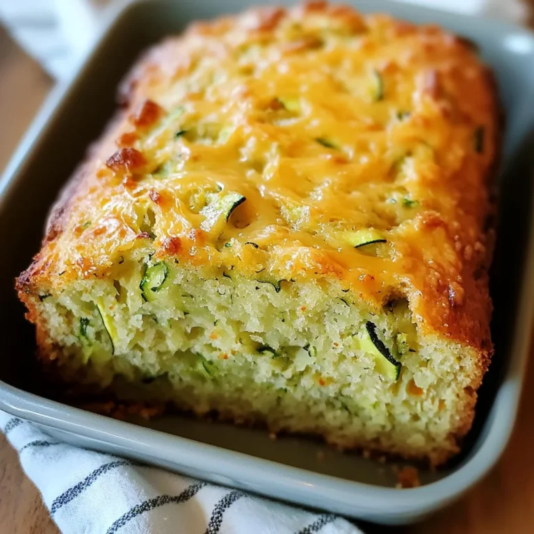 Green Onion Zucchini Cheddar Quick Bread