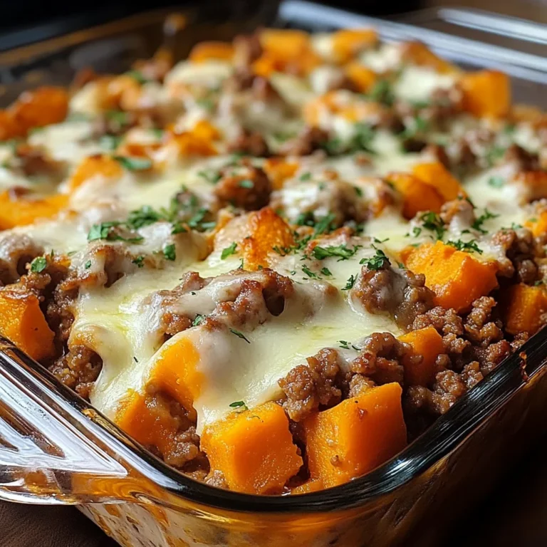 Ground Turkey Sweet Potato Casserole