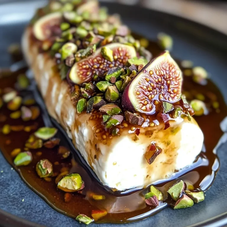 Honey Fig Pistachio Goat Cheese Appetizer
