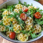Lemon Arugula Pasta Salad