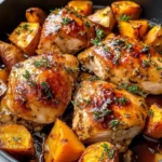 Maple-Glazed Chicken with Sweet Potatoes