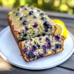 Moist Blueberry Zucchini Bread with a Lemon Glaze - Alrightwithme