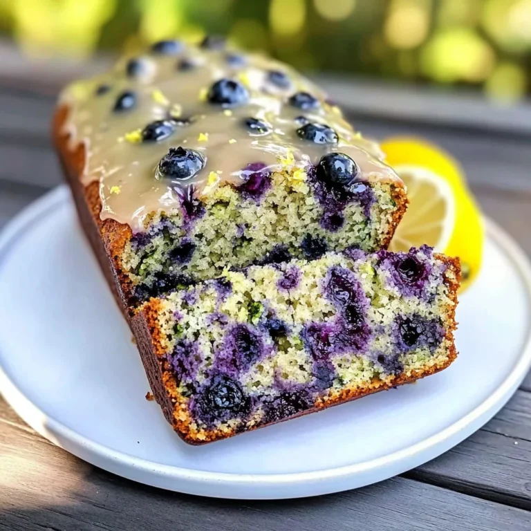 Moist Blueberry Zucchini Bread with a Lemon Glaze - Alrightwithme