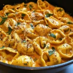 One-Pot Spicy Garlic Butter Chicken Tortellini