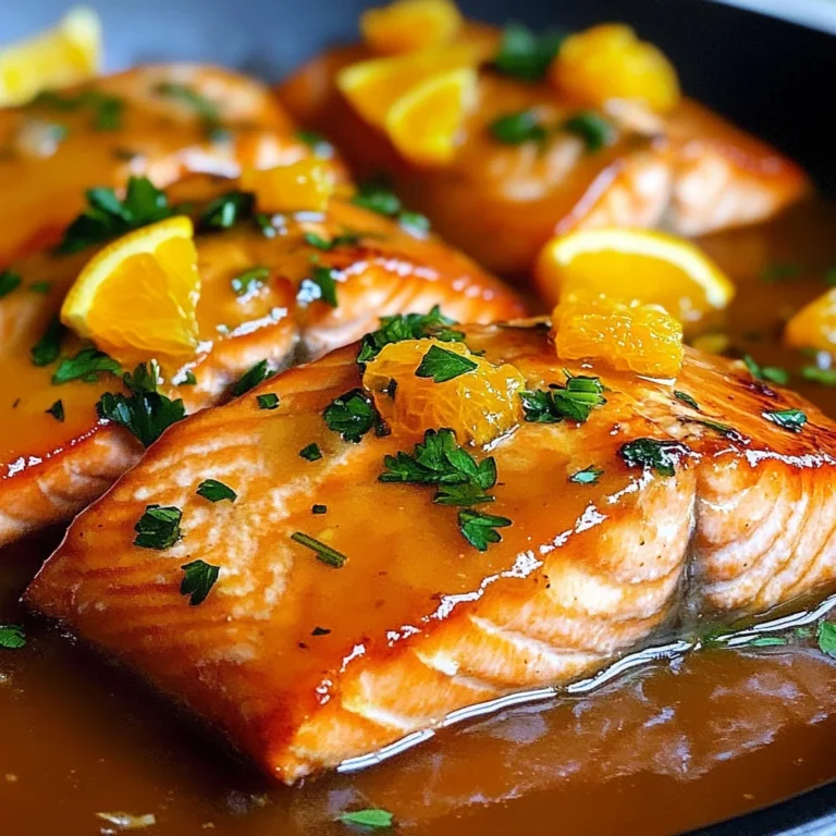 Orange Glazed Salmon