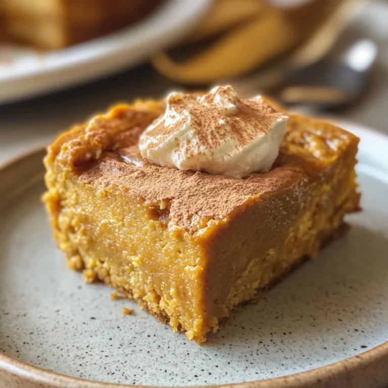 Pumpkin Gooey Butter Cake Recipe