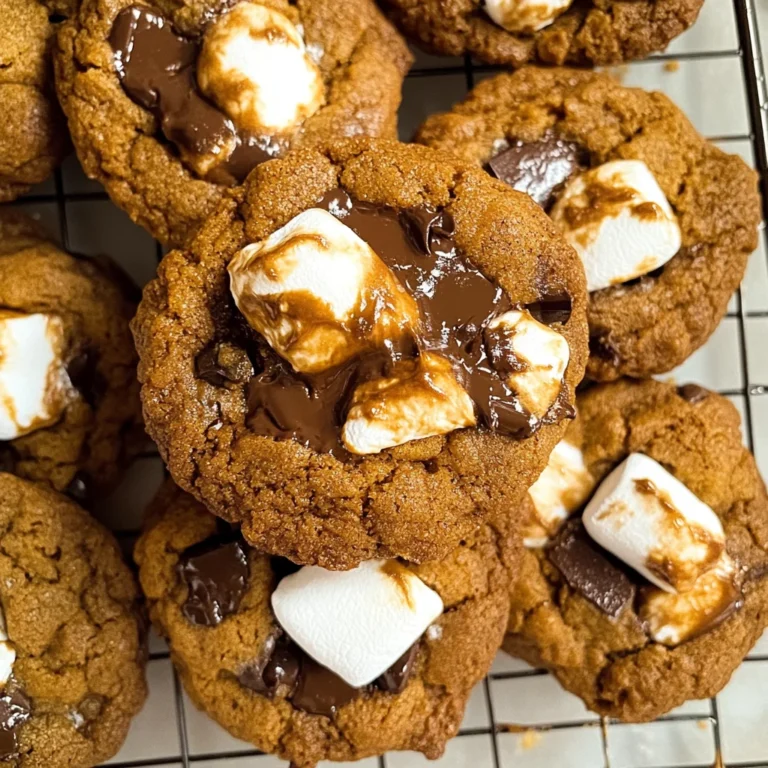 Pumpkin S'mores Cookies
