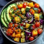 Roasted Vegetable Quinoa Bowl: A Wholesome and Hearty Meatless Meal