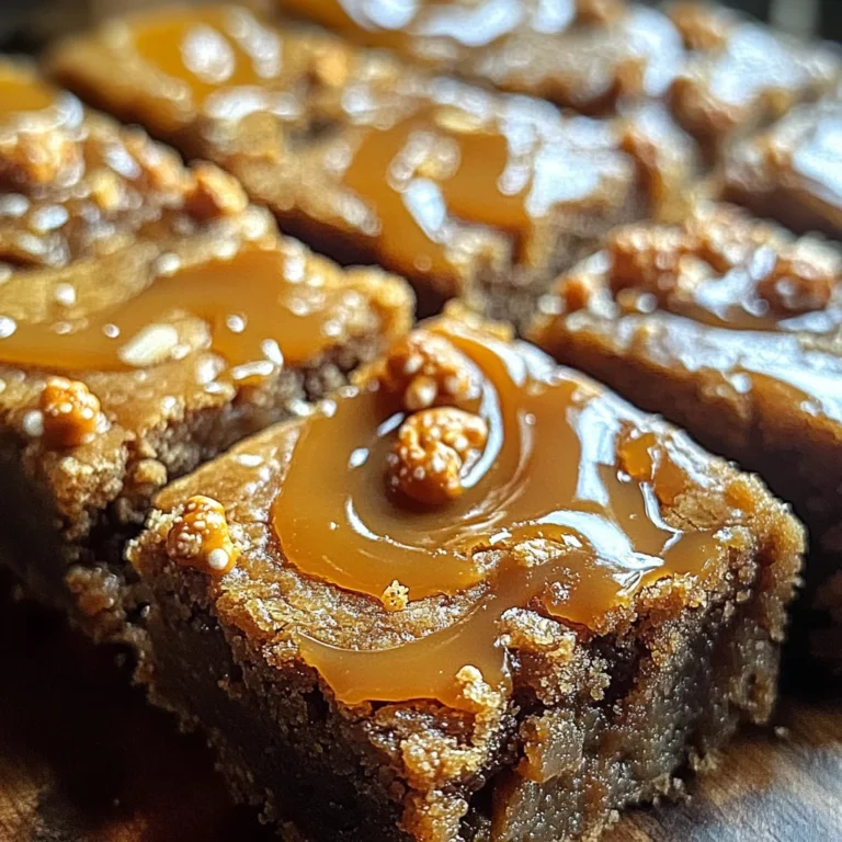 Salted Caramel Pretzel Blondies – The Perfect Sweet & Salty Treat!