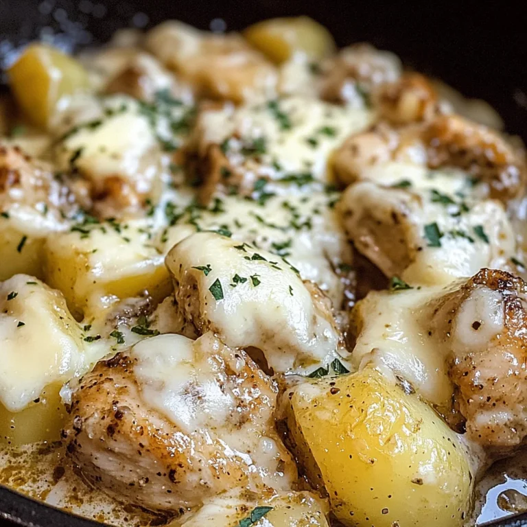 Slow Cooker Garlic Parmesan Chicken and Potatoes