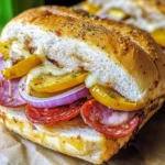 the best Baked Italian Sub Sandwich