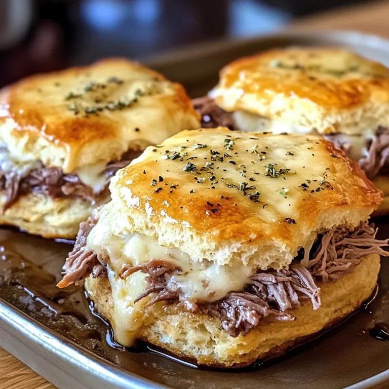 Baked French Dip Biscuits Recipe: A Comforting, Family-Friendly Meal