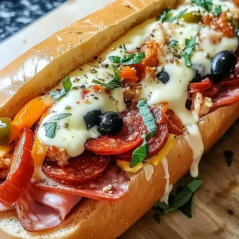 Baked Italian Grinder Sandwiches