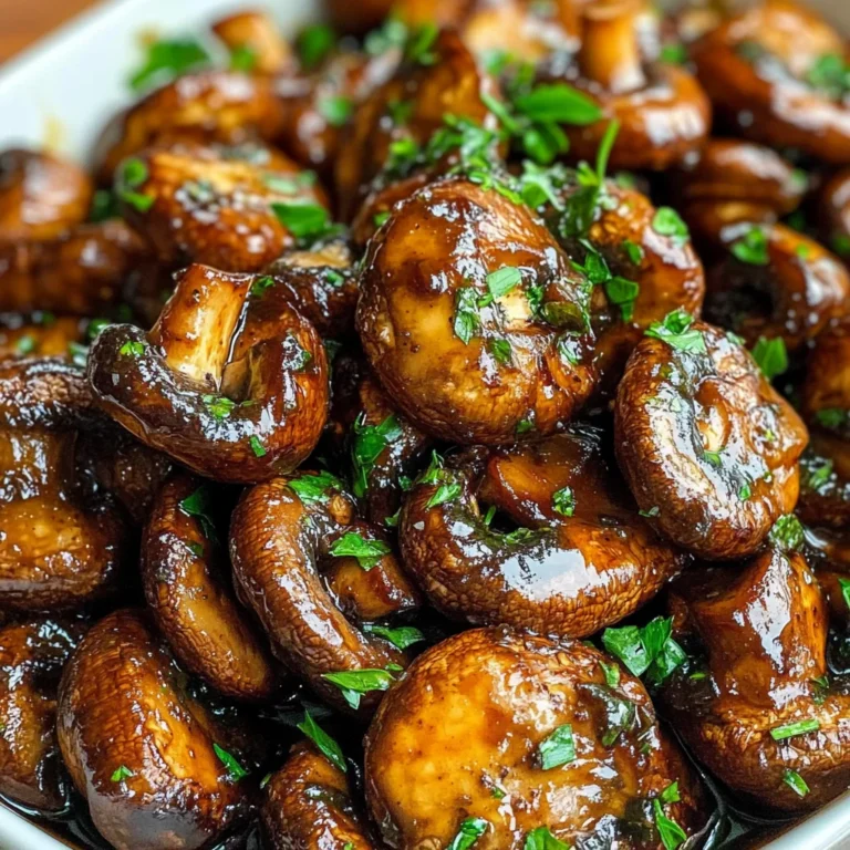 Balsamic Roasted Mushrooms