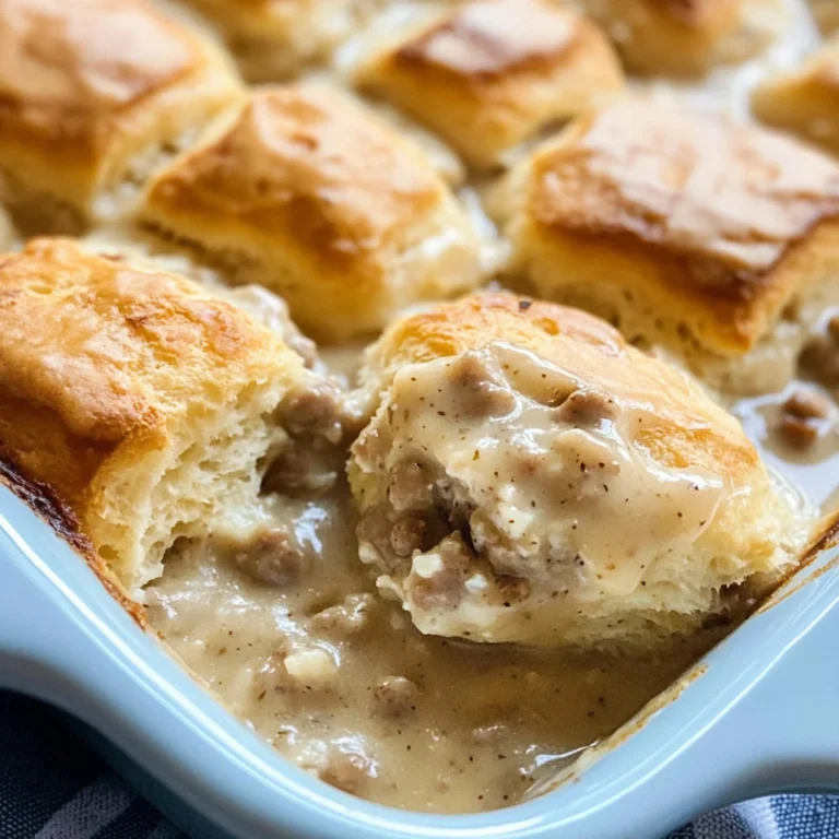Biscuits and Gravy Casserole