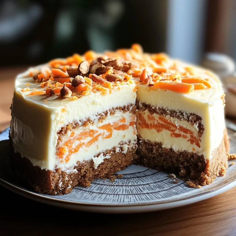 Carrot Cake Cheesecake Recipe – Easy Holiday Dessert