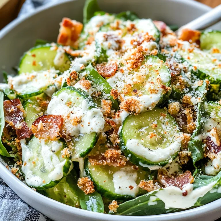 Cucumber Caesar Salad
