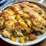 Easy Chicken Cobbler Dinner Casserole